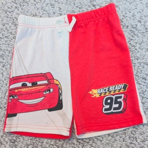 NWT Lightning McQueen For Girls (Size 7) Sleeveless Hoodie and Shorts Set - Picture 13 of 14